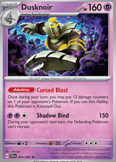 #020 Dusknoir Shrouded Fable