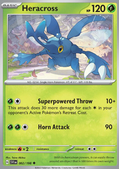 #002 Heracross Scarlet & Violet