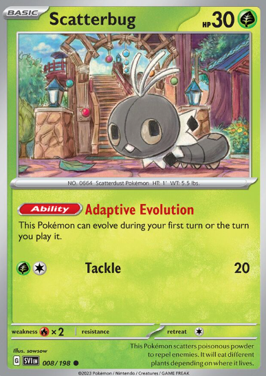 #008 Scatterbug Scarlet & Violet