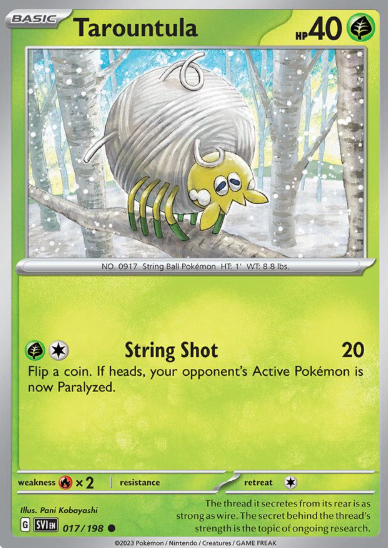 #017 Tarountula Scarlet & Violet