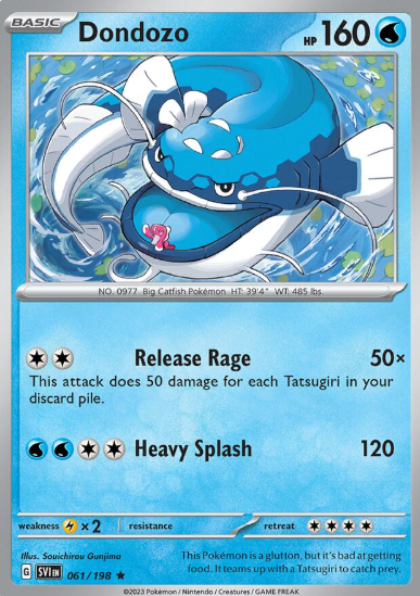 #061 Dondozo Scarlet & Violet