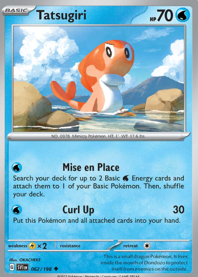 #062 Tatsugiri Scarlet & Violet