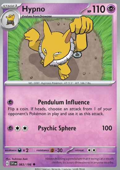 #083 Hypno Scarlet & Violet