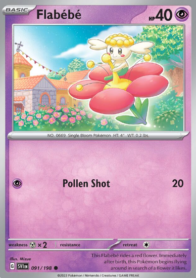 #091 Flabebe Scarlet & Violet