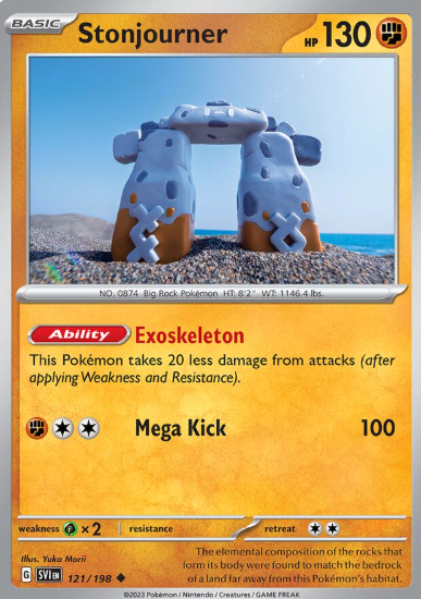 #121 Stonjourner Scarlet & Violet