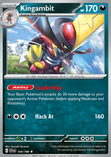 #134 Kingambit Scarlet & Violet
