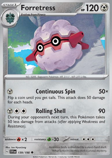 #139 Forretress Scarlet & Violet