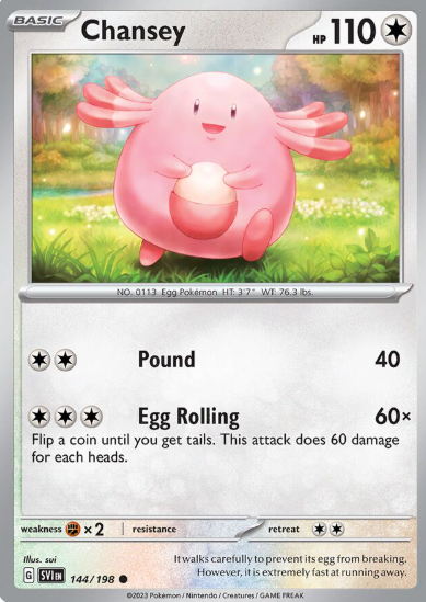 #144 Chansey Scarlet & Violet