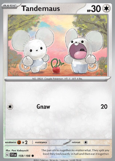 #159 Tandemaus Scarlet & Violet