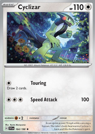 #164 Cyclizar Scarlet & Violet