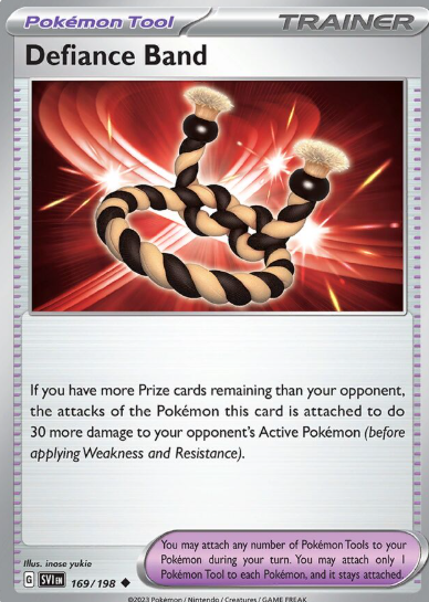 #169 Defiance Band Scarlet & Violet