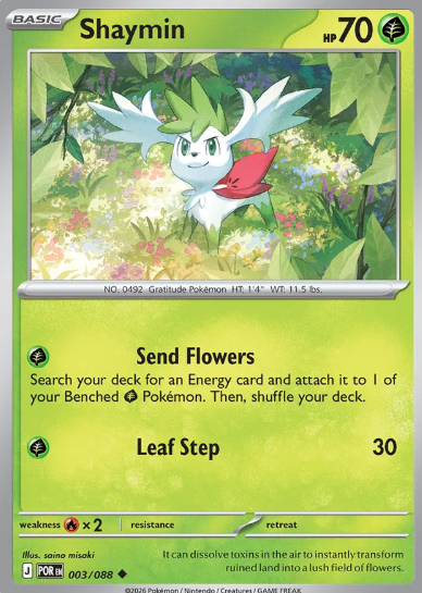 #003 Shaymin Mega Evolution Perfect Order