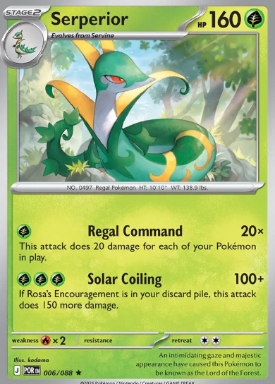 #006 Serperior Mega Evolution Perfect Order