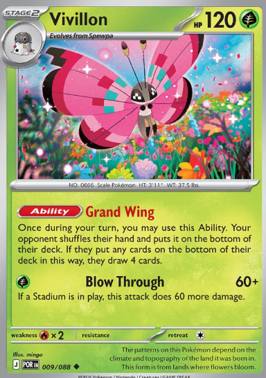 #009 Vivillon Mega Evolution Perfect Order