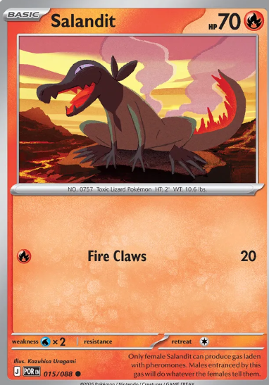 #015 Salandit Mega Evolution Perfect Order