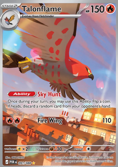 #091 Talonflame Mega Evolutions Perfect Order