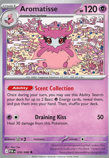#036 Aromatisse Mega Evolution Perfect Order