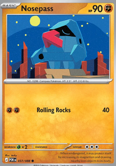 #037 Nosepass Mega Evolution Perfect Order
