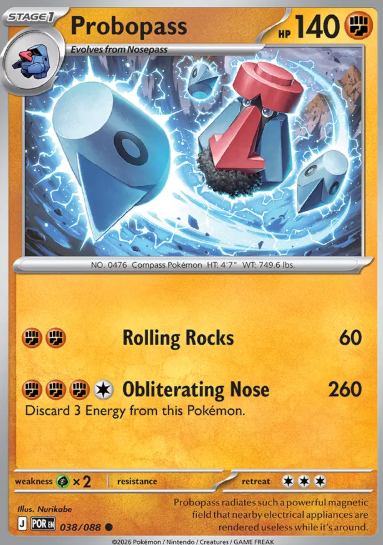 #038 Probopass Mega Evolution Perfect Order