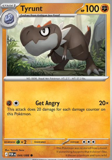 #044 Tyrunt Mega Evolution Perfect Order