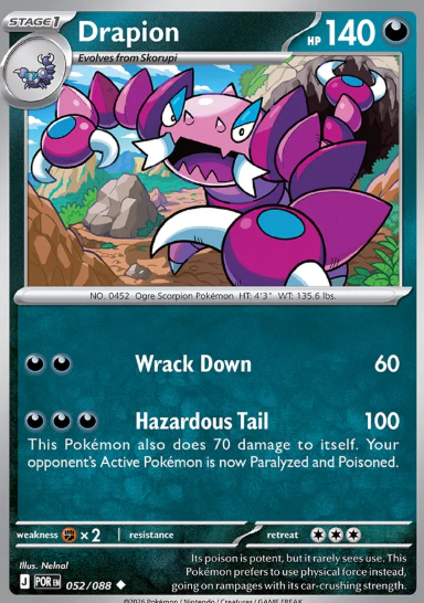 #052 Drapion  Mega Evolution Perfect Order