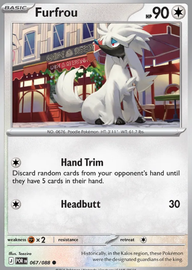 #067 Furfrou Mega Evolution Perfect Order