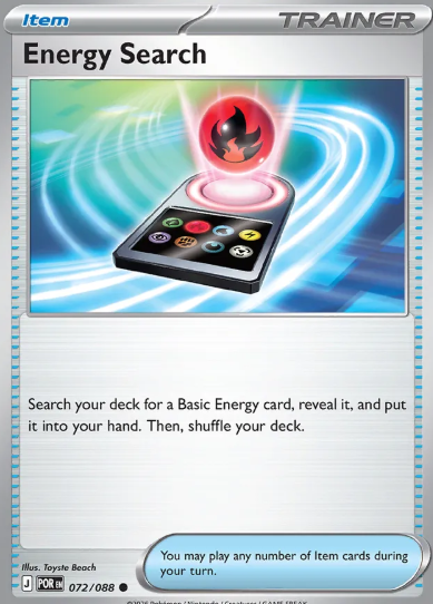 #072 Energy Search  Mega Evolution Perfect Order