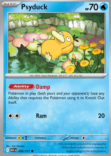 #039 Psyduck Mega Evolution Ascended Hero