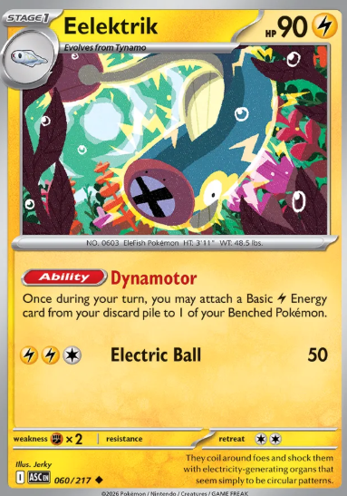 #060 Eelektrik Mega Evolution Ascended Hero
