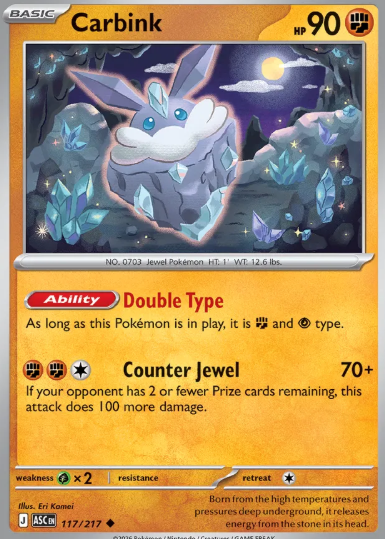 #117 Carbink Mega Evolution Ascended Hero