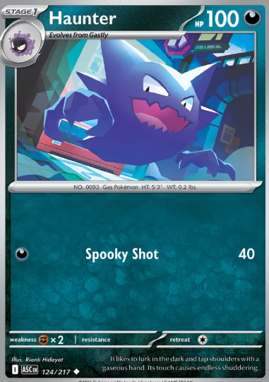 #124 Haunter Mega Evolution Ascended Hero
