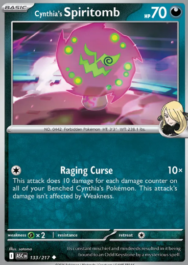 #133 Cynthia's Spiritomb Mega Evolution Ascended Hero