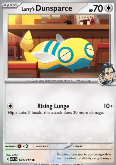 #163 Larry's Dunsparce  Mega Evolution Ascended Hero