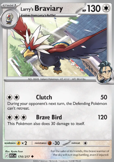 #174 Larry's Braviary  Mega Evolution Ascended Hero