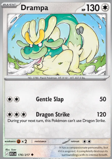 #176 Drampa  Mega Evolution Ascended Hero