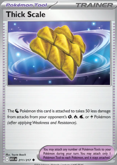 #211 Thick Scale Mega Evolution Ascended Hero