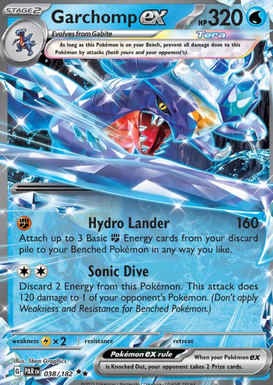#038 Garchomp EX Paradox Rift