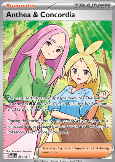 #254 Anthea & Concordia Mega Evolution Ascended Hero