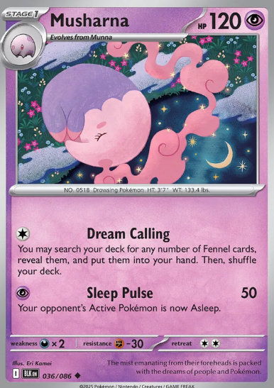 #036 Musharna Black Bolt