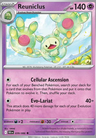 #039 Reuniclus Black Bolt