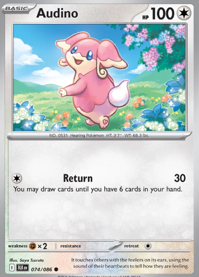#074 Audino Black Bolt