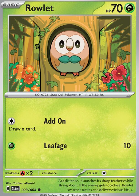 #003 Rowlet Shrouded Fable
