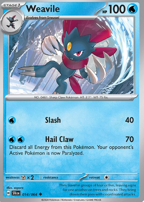#014 Weavile Shrouded Fable
