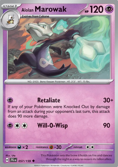 #057 Alolan Marowak Journey Together