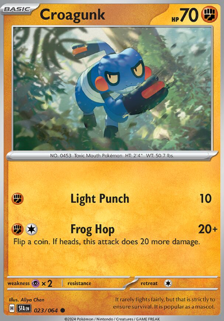 #023 Croagunk Shrouded Fable