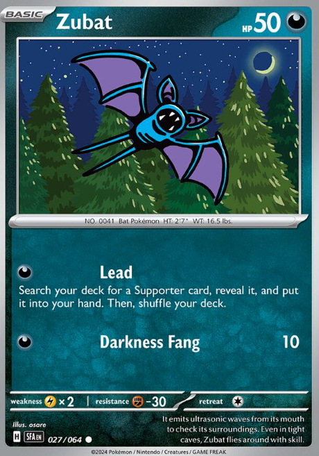 #027 Zubat Shrouded Fable