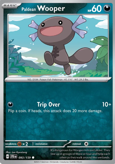#093 Paldean Wooper Journey Together