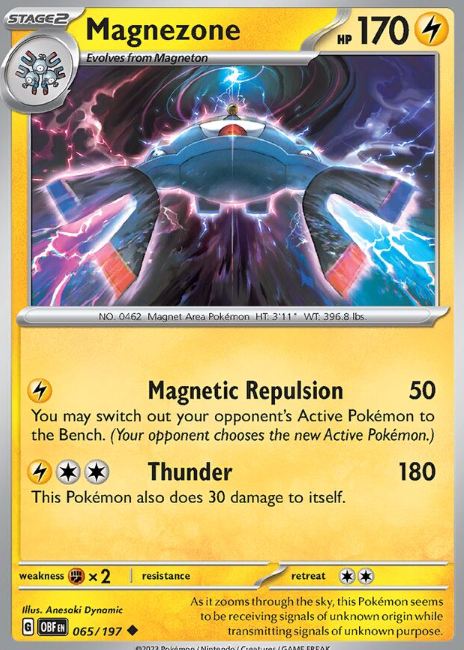 #065 Magnezone Obsidian Flames