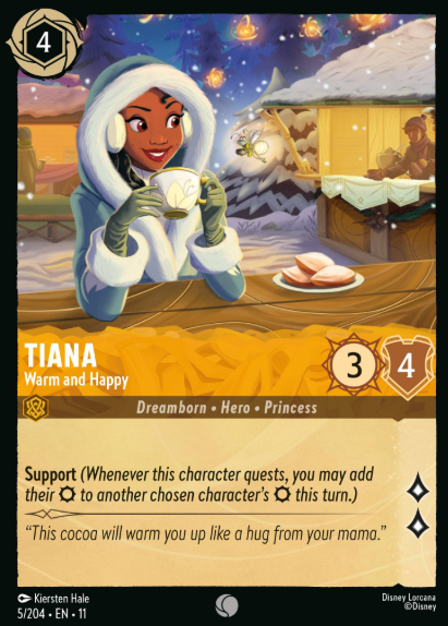 #005 Tiana - Disney Lorcana Winterspell