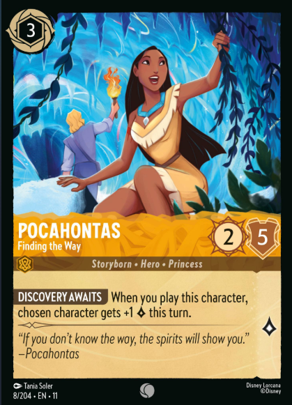 #008 Pocahontas - Disney Lorcana Winterspell